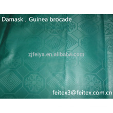 Tecido africano guiné brocado shadda jacquard bazin riche jacquard 10 metros / lote 2014 estoque moda estilo têxteis atacado